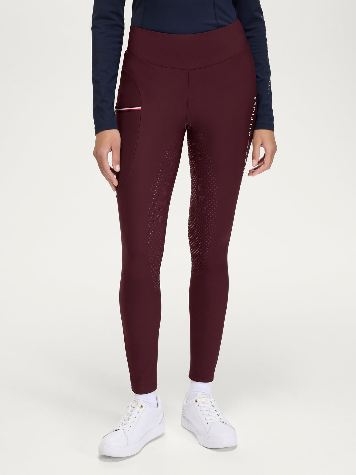 ELMIRA Winter Leggings Full Grip DEEP BURGUNDY