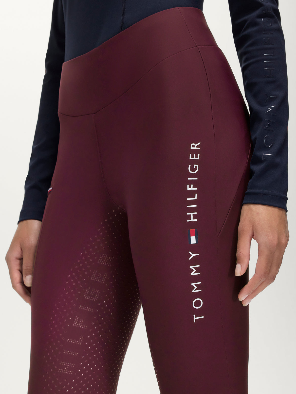 ELMIRA Winter Leggings Full Grip DEEP BURGUNDY