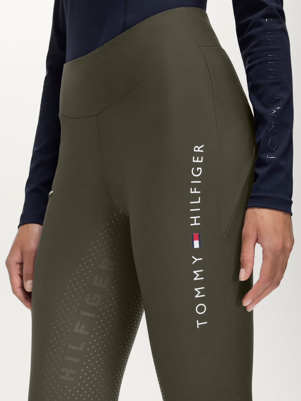 Elmira All-Year Full Grip Leggings CAMO GREEN