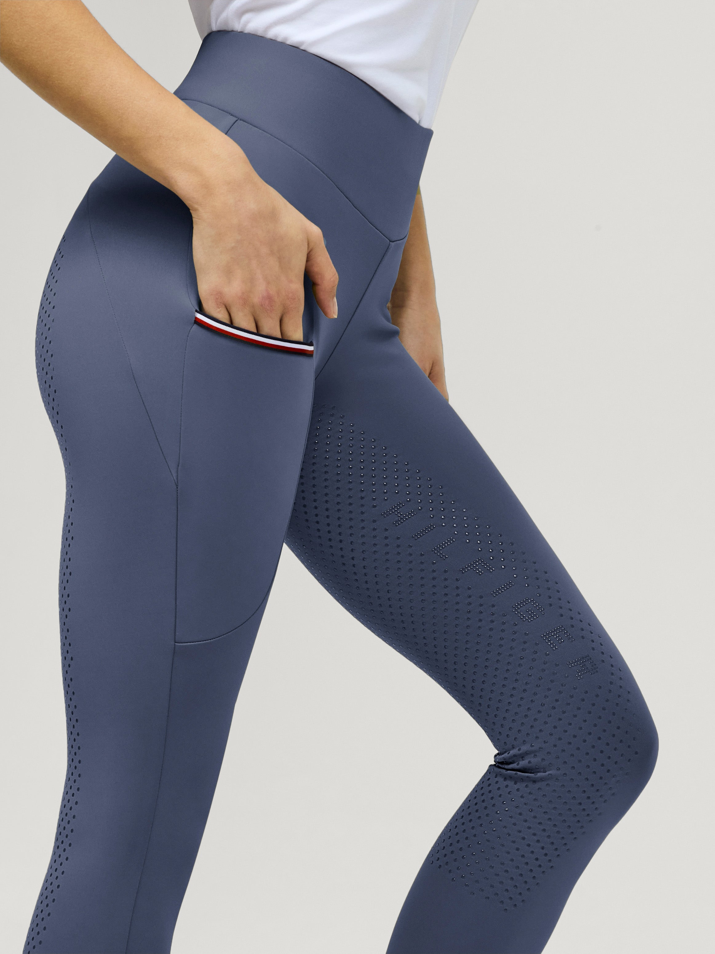 Elmira Ganzjahres Vollbesatz Leggings FADED INDIGO