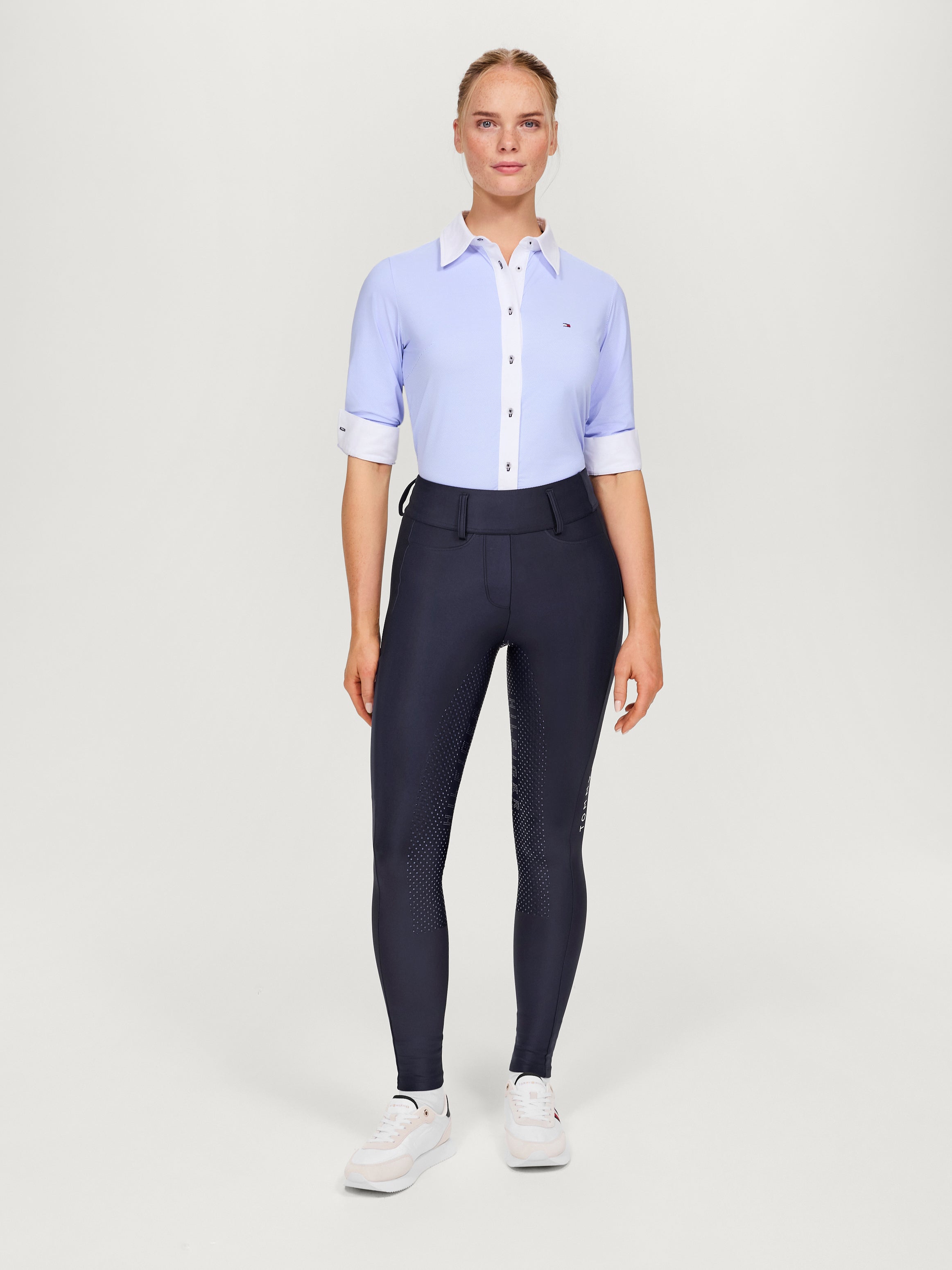 Highland Hybrid Vollbesatz Reithose DESERT SKY
