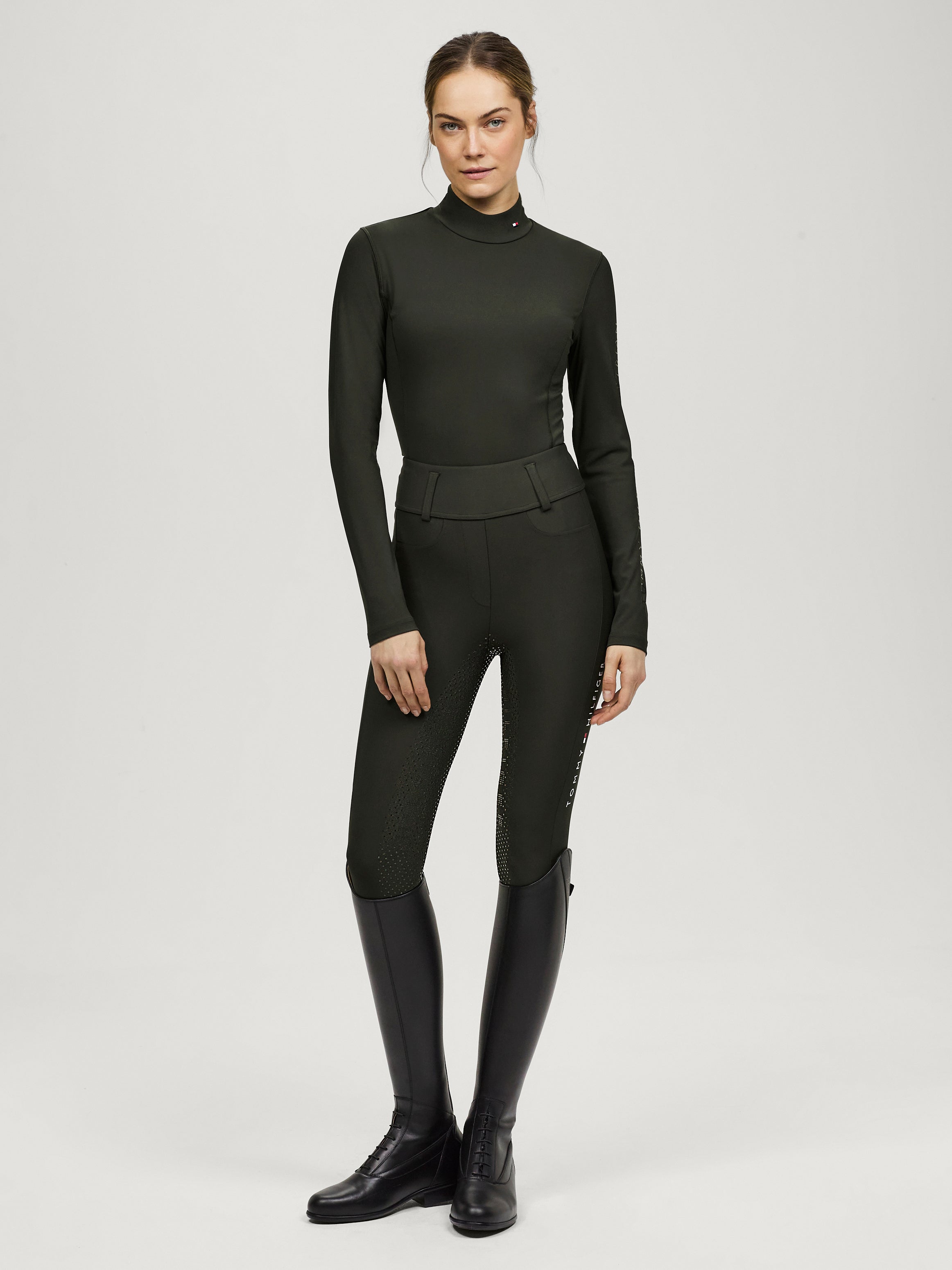 Highland Hybrid Full Grip Breeches PINE