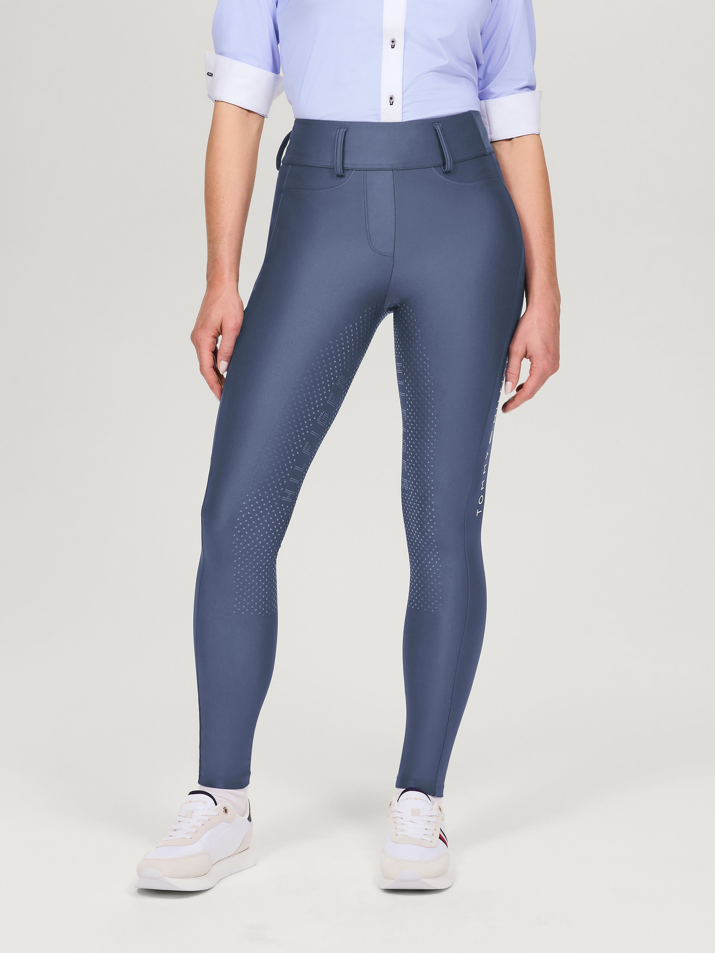 Highland Hybrid Full Grip Breeches FADED INDIGO