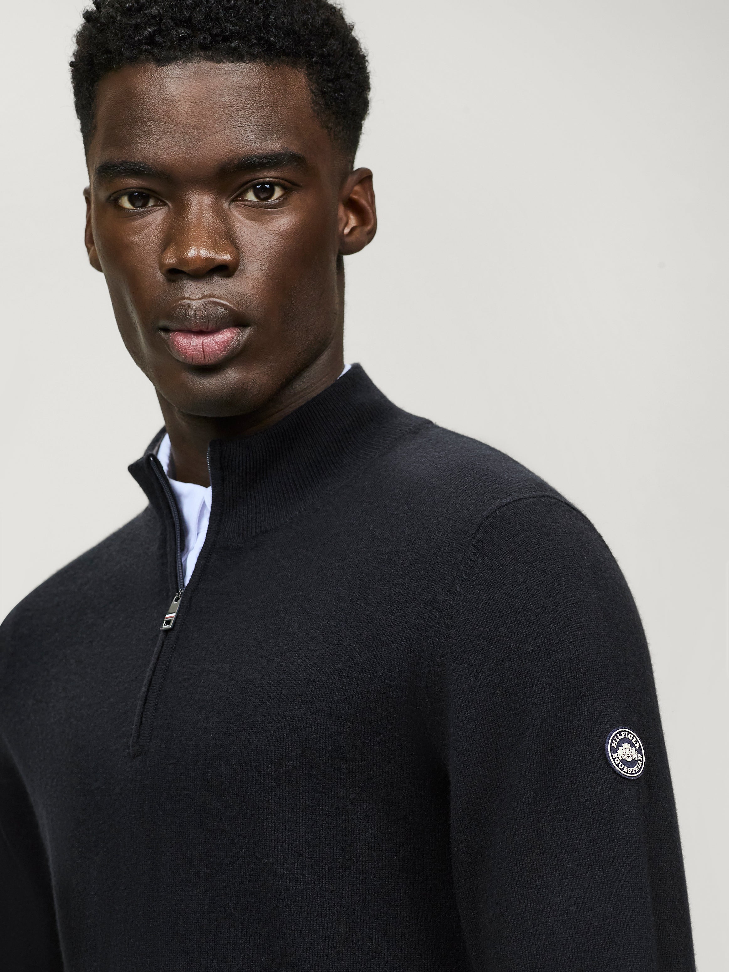 Oakfield 1/4 zip Sweater DESERT SKY