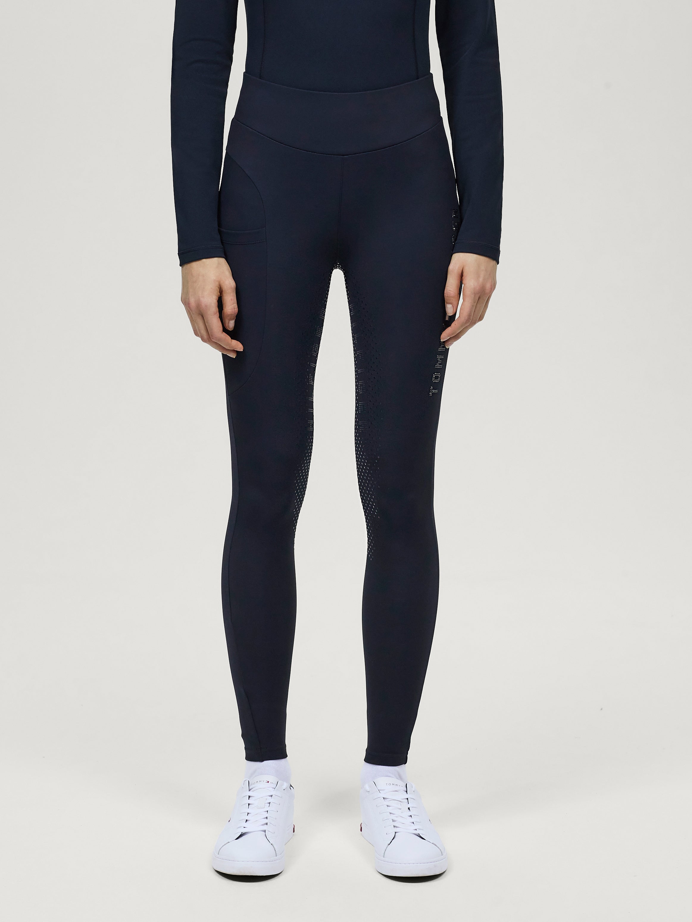 Elmira Winter Strass Vollbesatz Leggings DESERT SKY