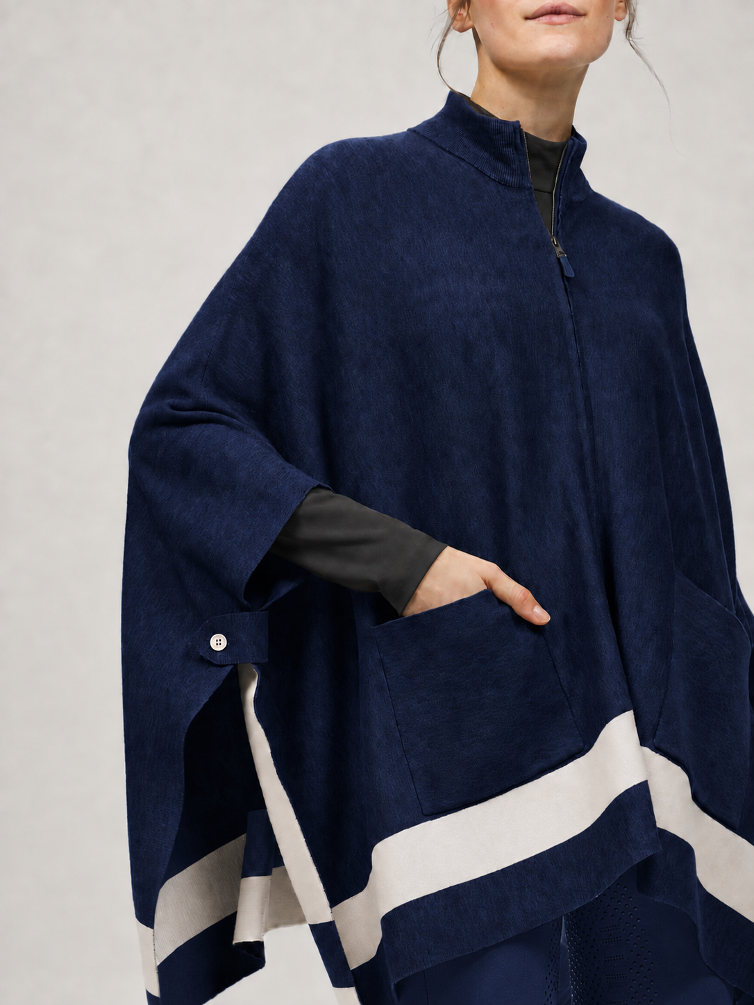 Greenwood Knit Cape DESERT SKY