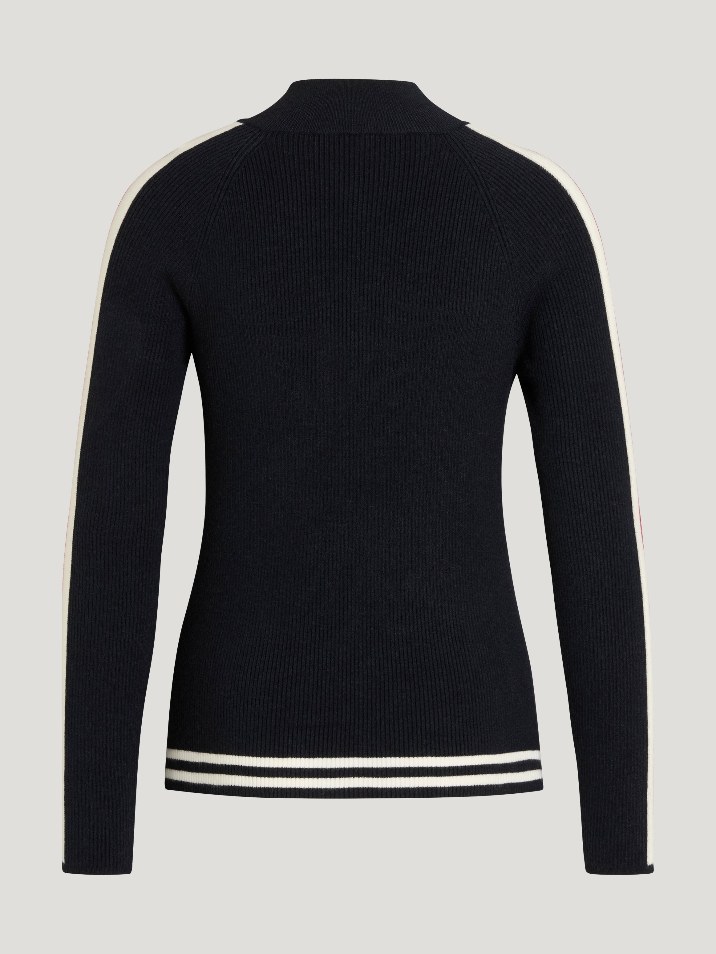 Carol 1/4 zip Riding Sweater DESERT SKY