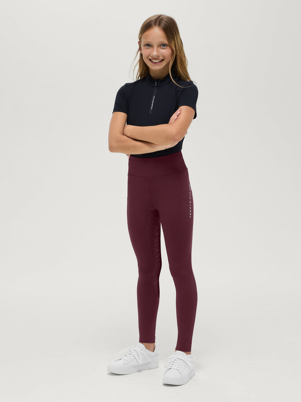 Devon rider Riding Leggings Young Rider DEEP BURGUNDY