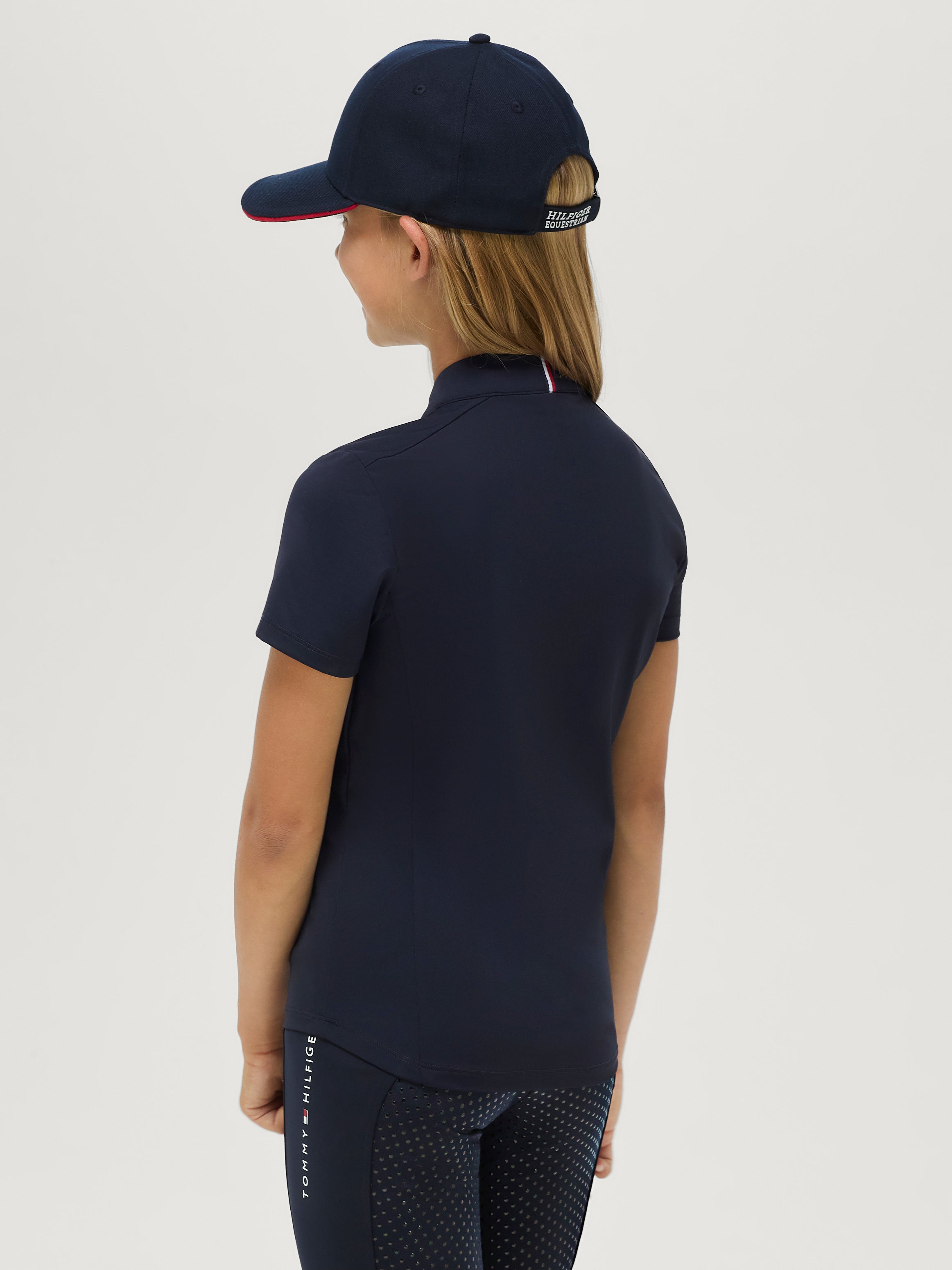 Palma 1/4 Zip Training Top Young Rider DESERT SKY
