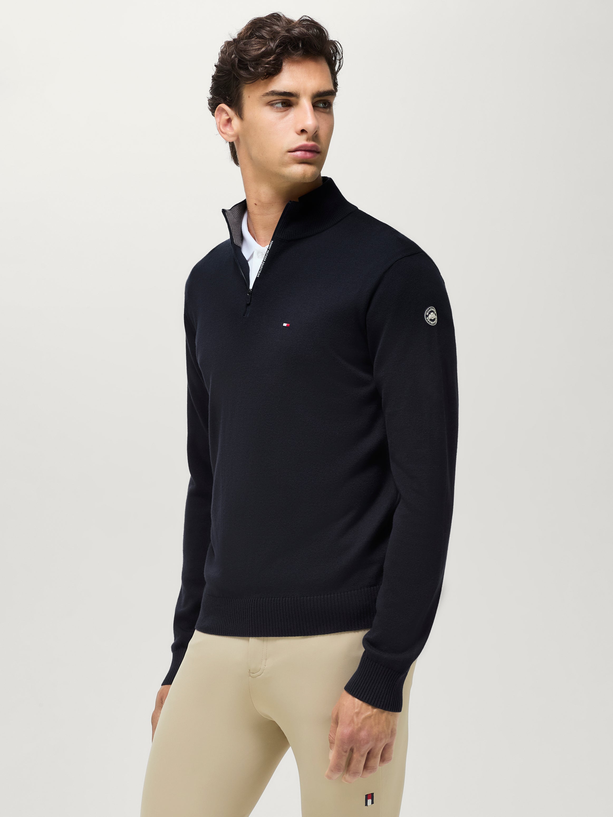 Irvine 1/4 Zip Sweater DESERT SKY