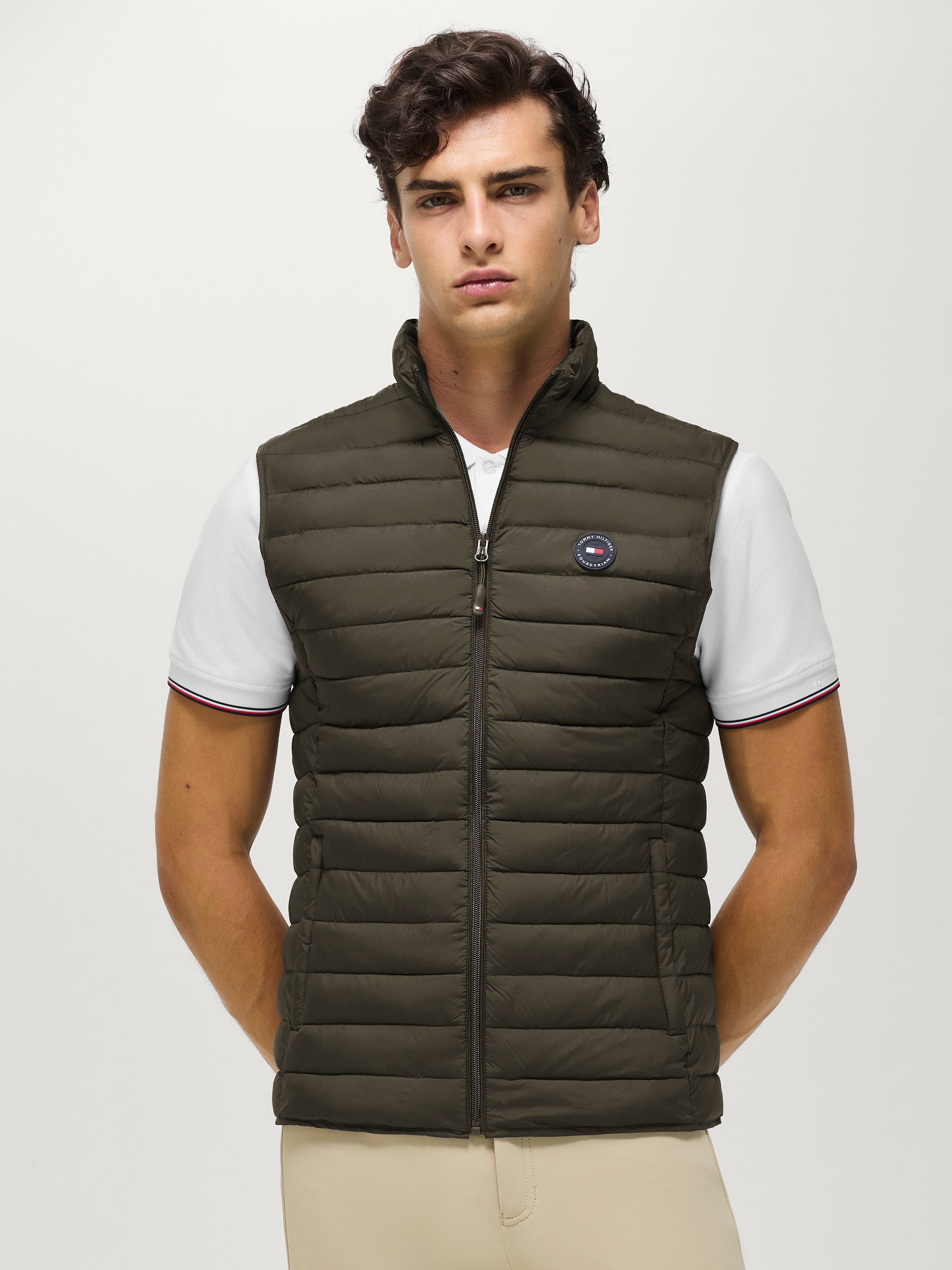 Montero Quilted Vest CAMO GREEN