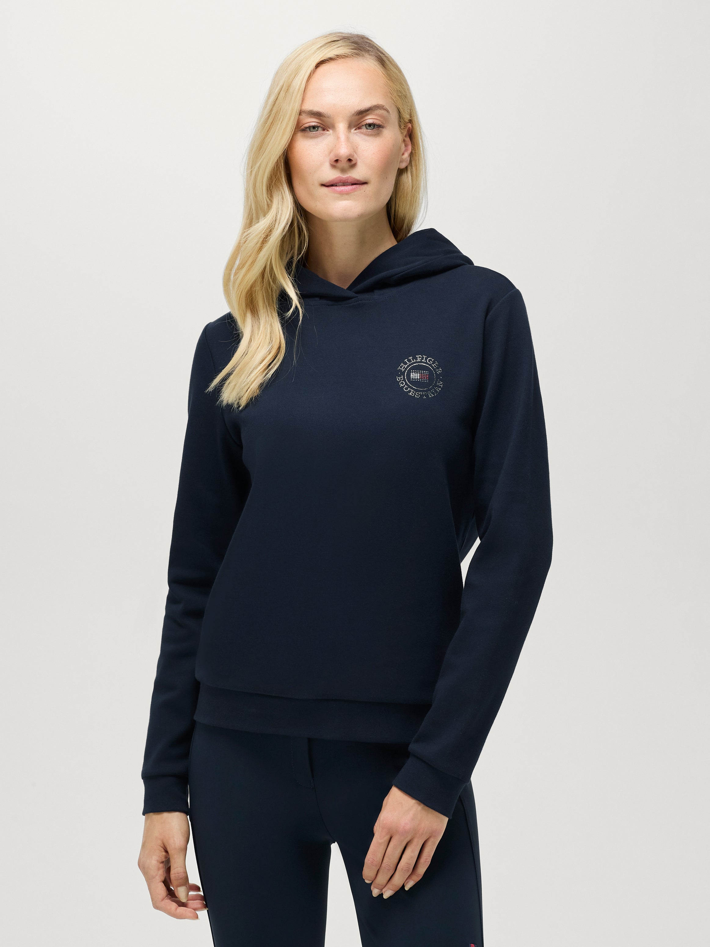 Hollywood Rhinestone Hoodie DESERT SKY