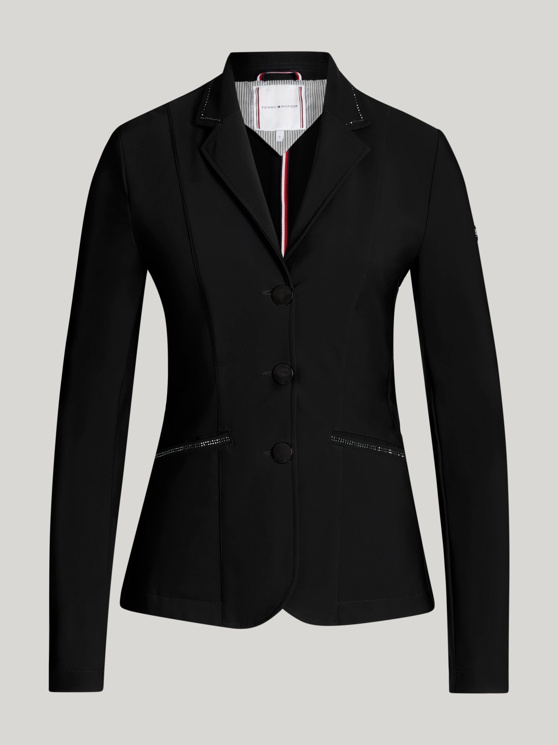Costa Rhinestone Show Jacket BLACK