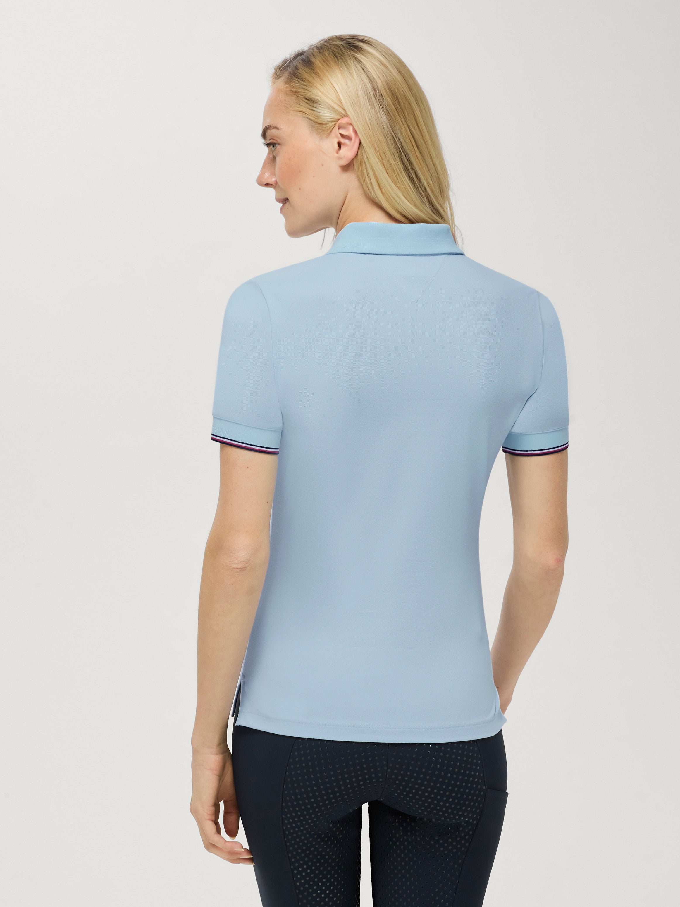 Anaheim Zip Polo SWEET BLUE