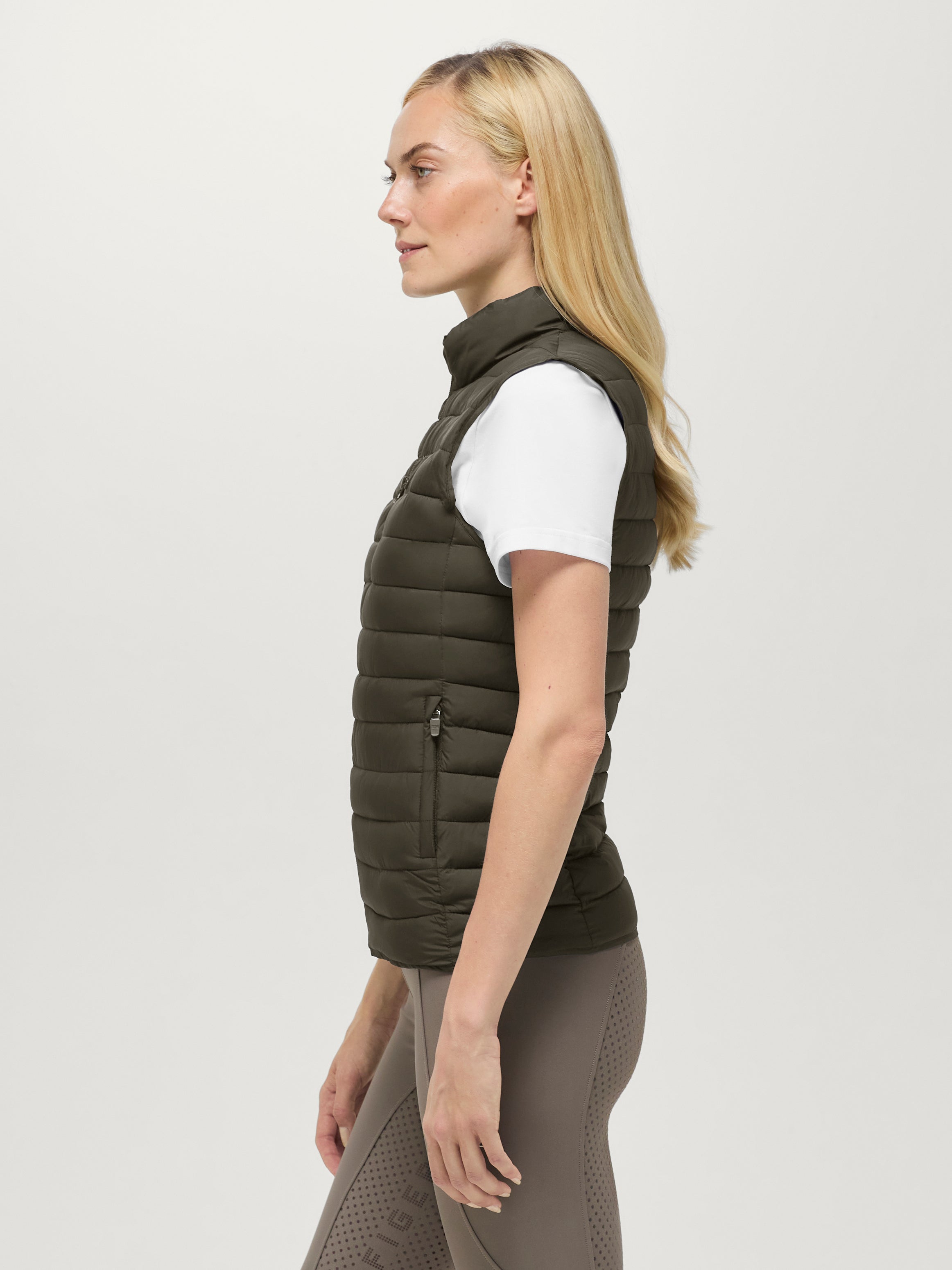 Serano Quilted Vest CAMO GREEN