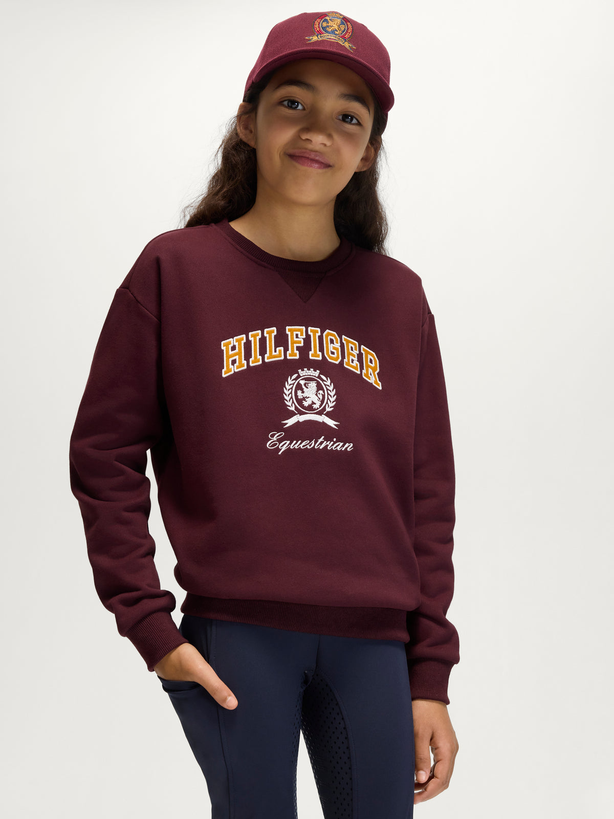 Campus Young Rider Sweat Shirt DEEP BURGUNDY