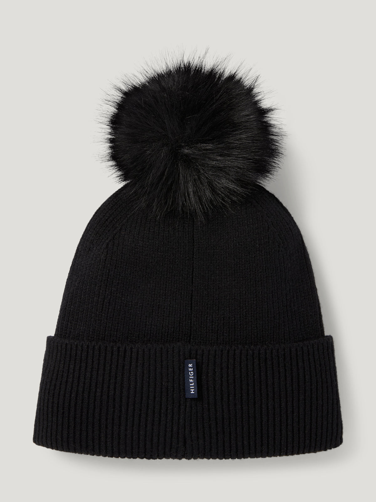 Daly Women Rhinestone Pom Pom Beanie BLACK