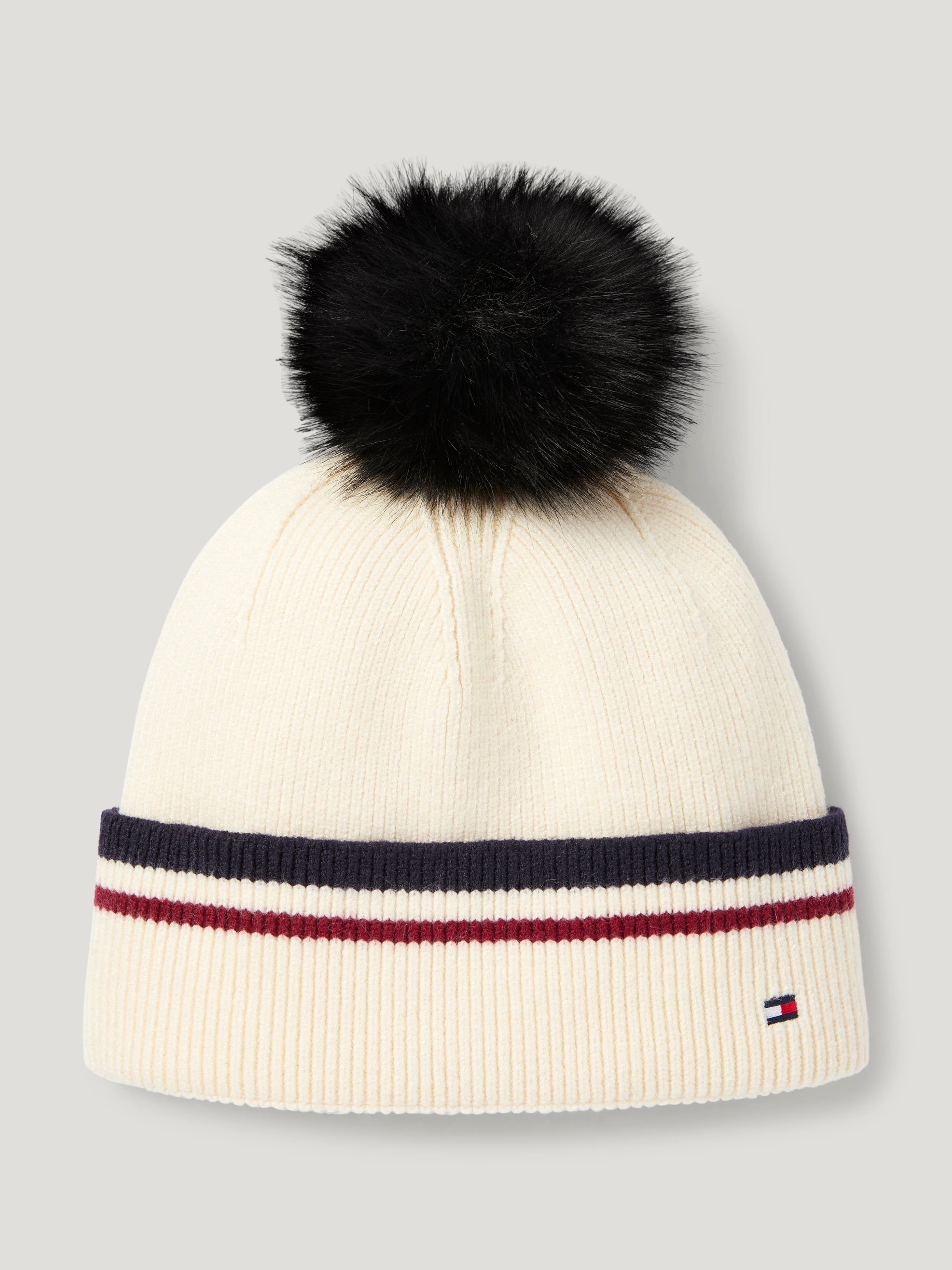 Dean Pom Pom Beanie ECRU
