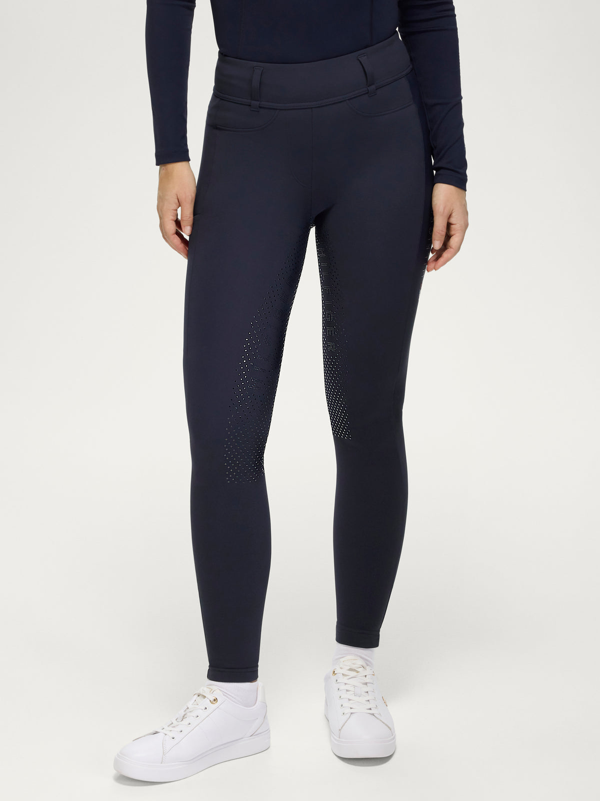 Highland Winter Rhinestone Hybrid Breeches DESERT SKY