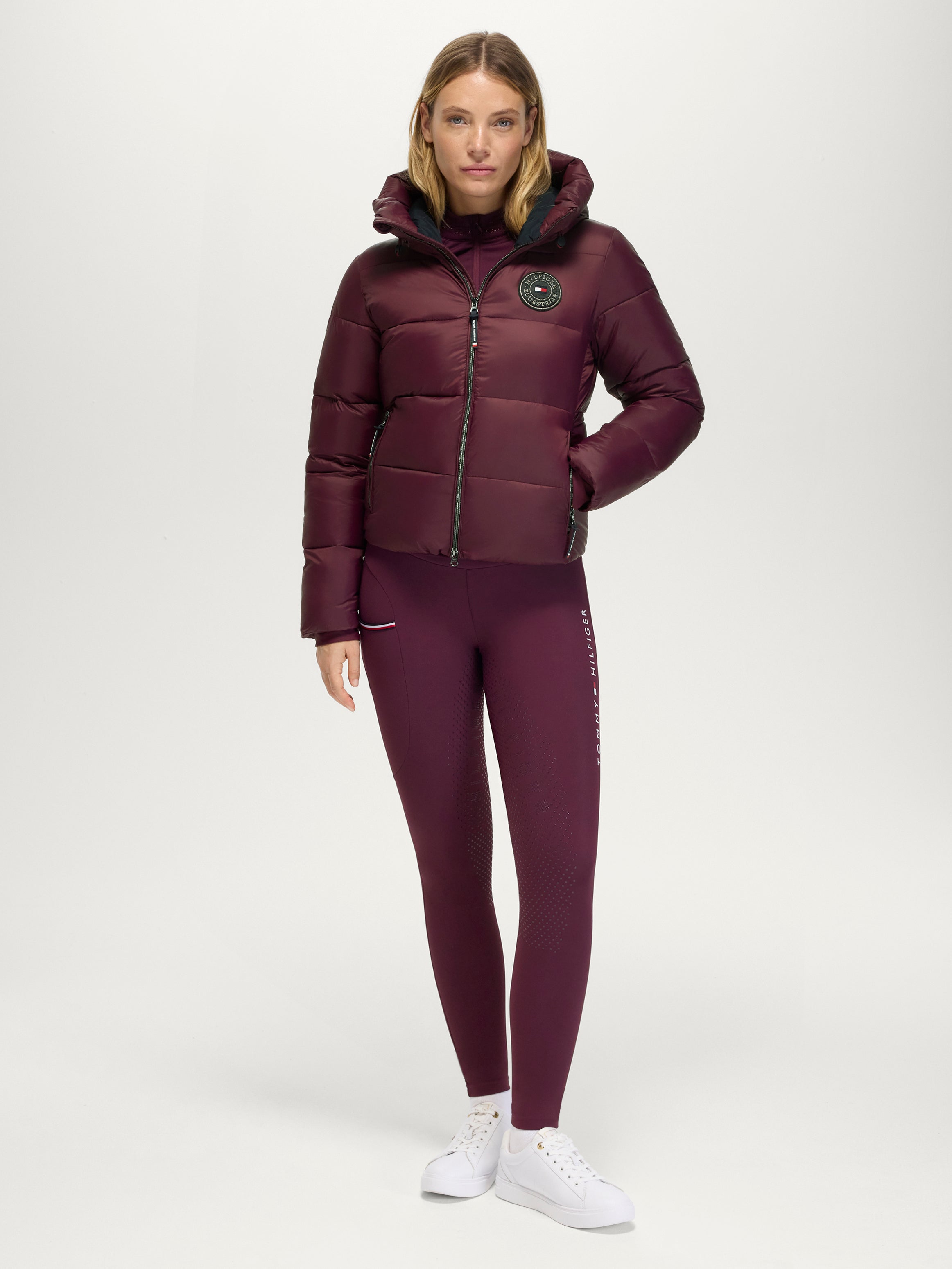 Glendale Women Puffer Jacket DEEP BURGUNDY