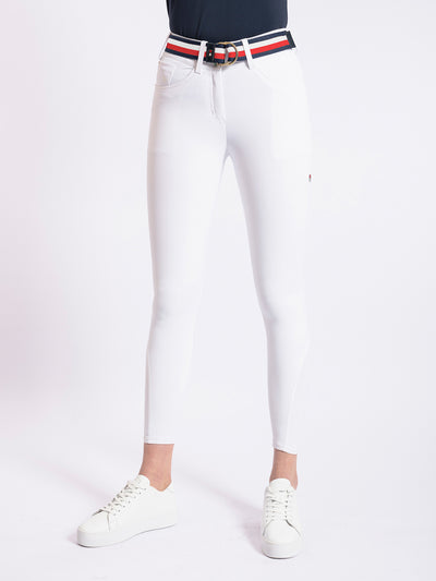 GENEVA All Year Competition Breeches Full Grip TH OPTIC WHITE