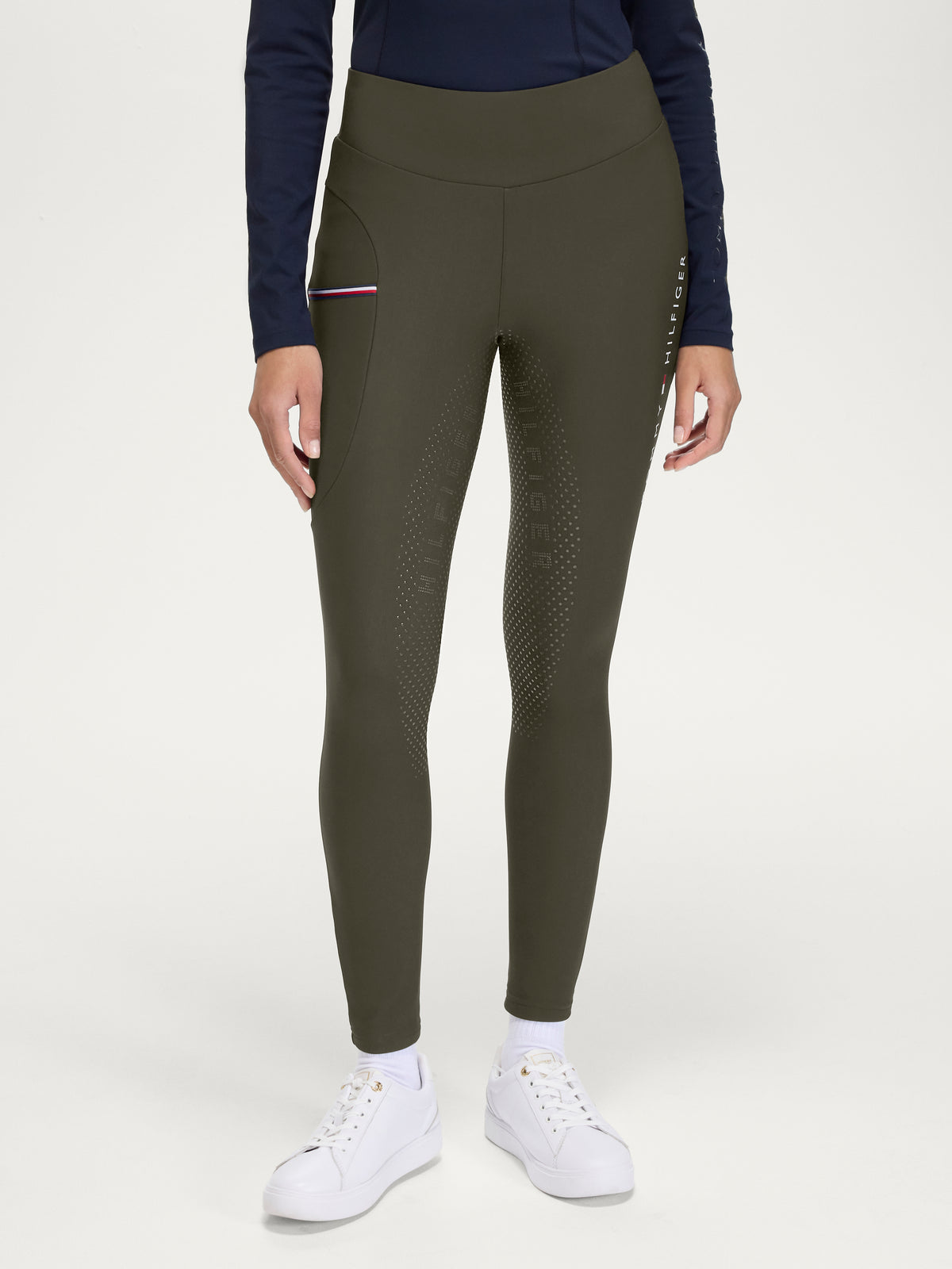 Elmira All-Year Full Grip Leggings CAMO GREEN