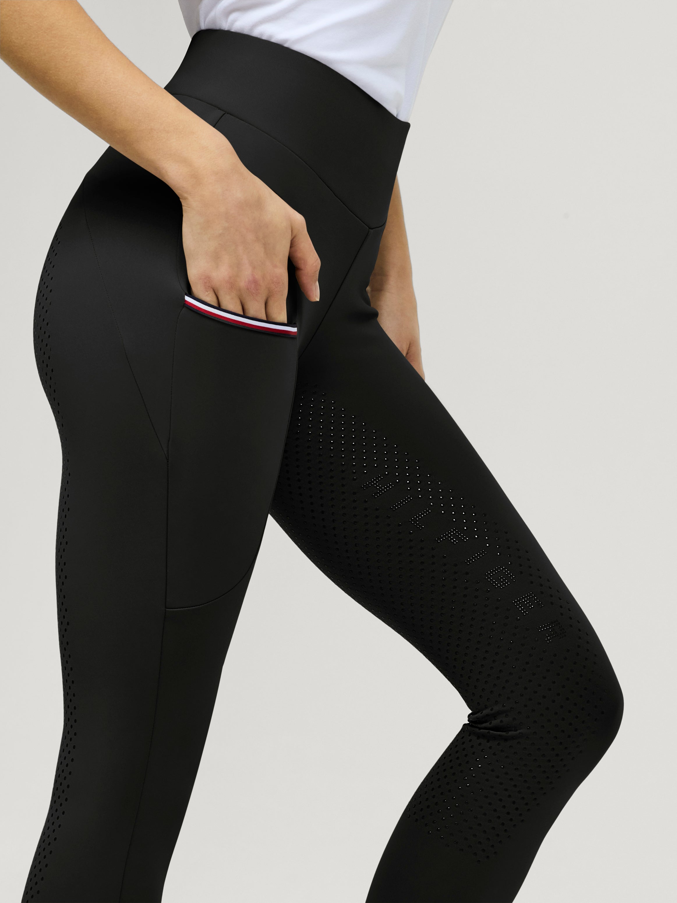 Elmira Ganzjahres Vollbesatz Leggings BLACK