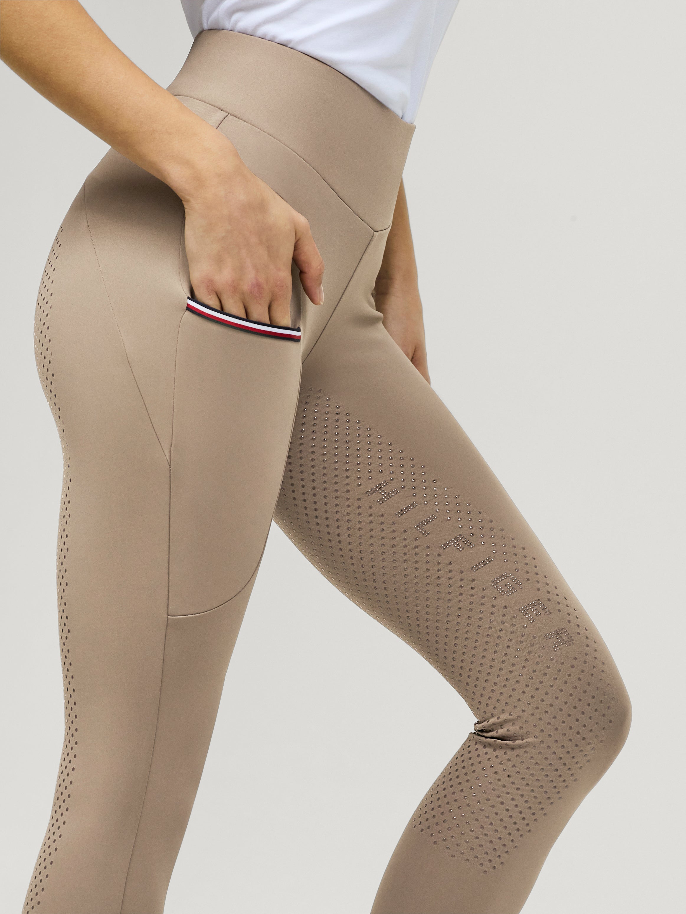 Elmira Ganzjahres Vollbesatz Leggings BEIGE