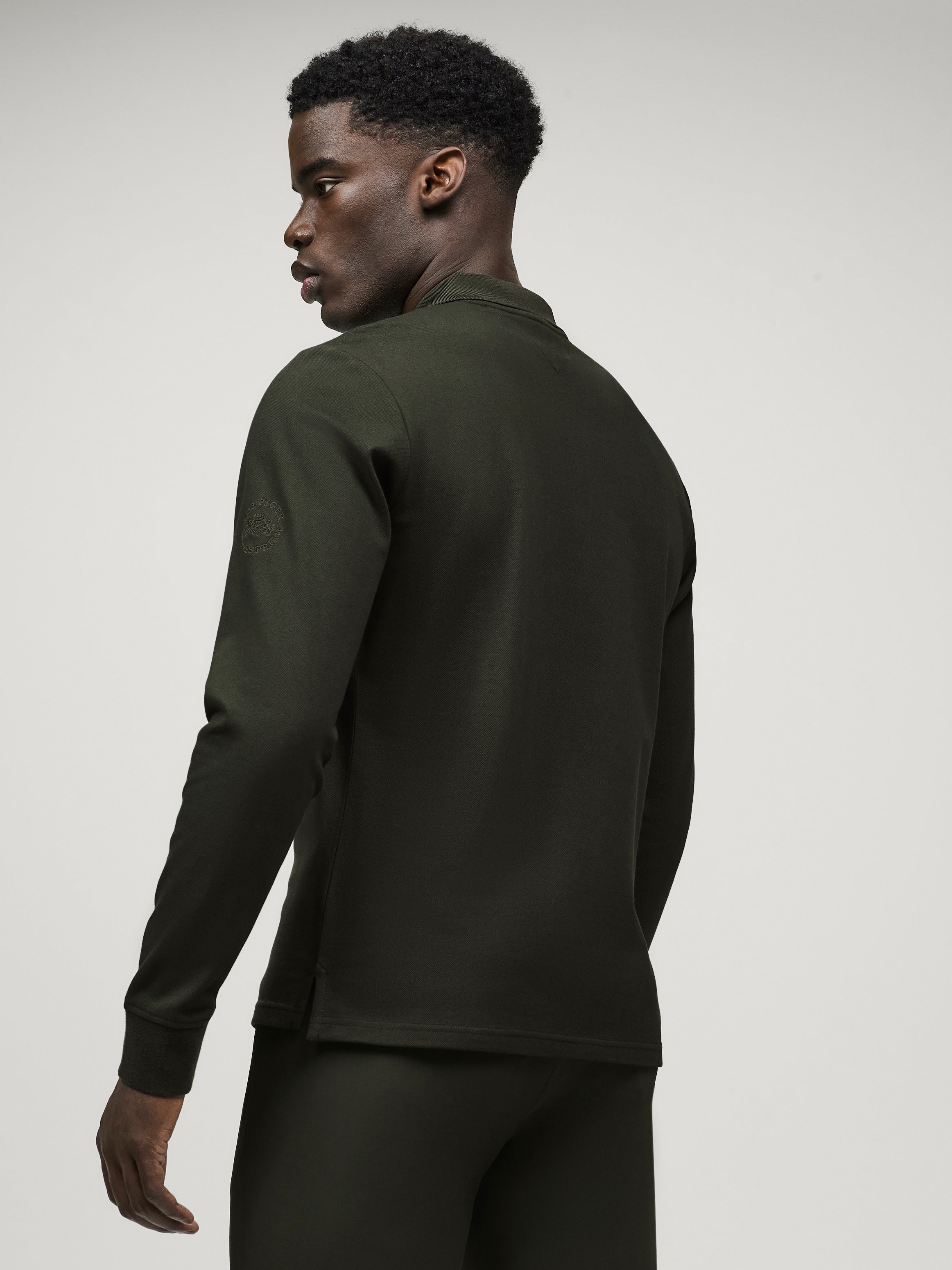 Erwin Long Sleeve Polo PINE