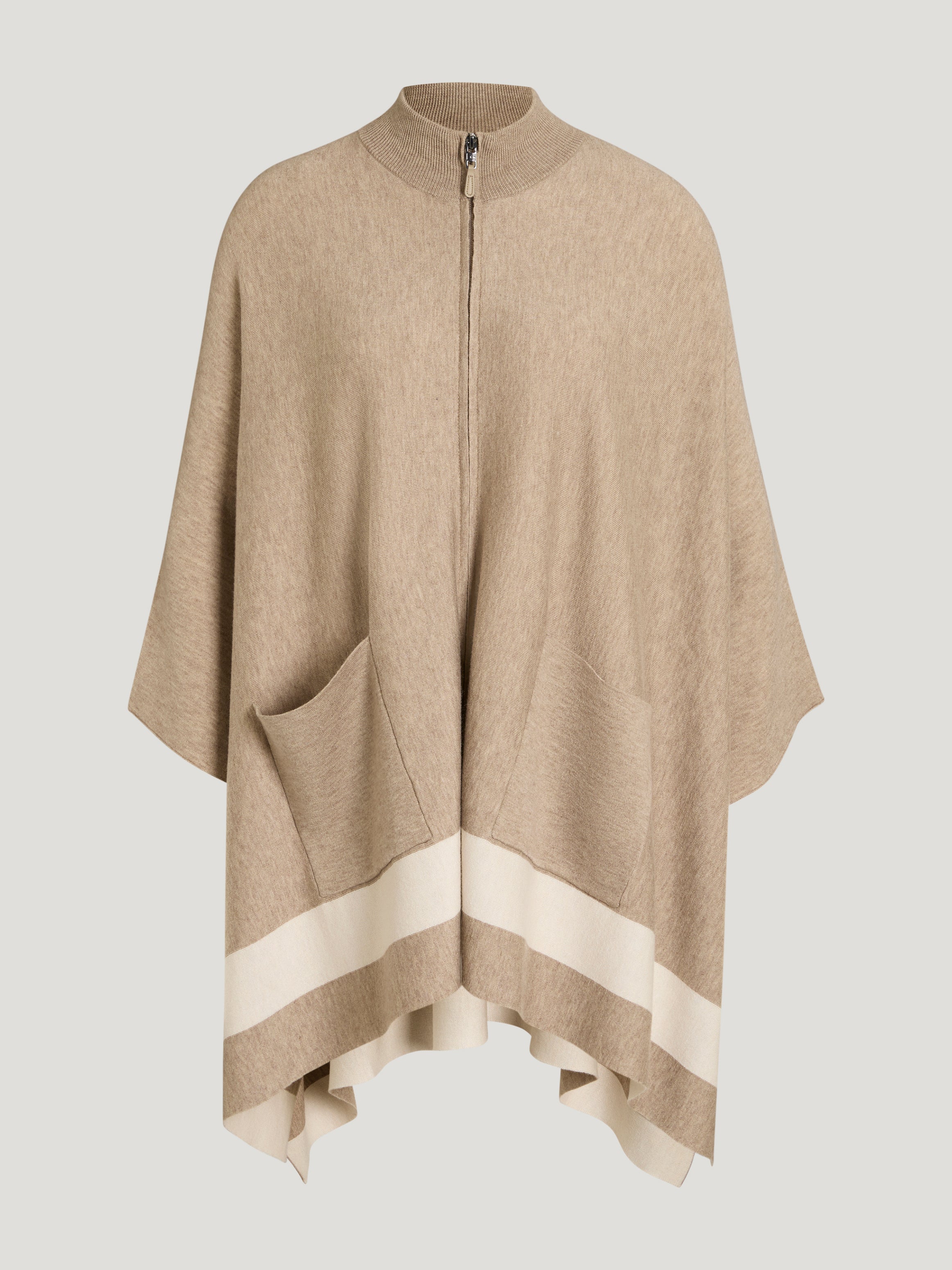 Cape en tricot Greenwood TAUPE