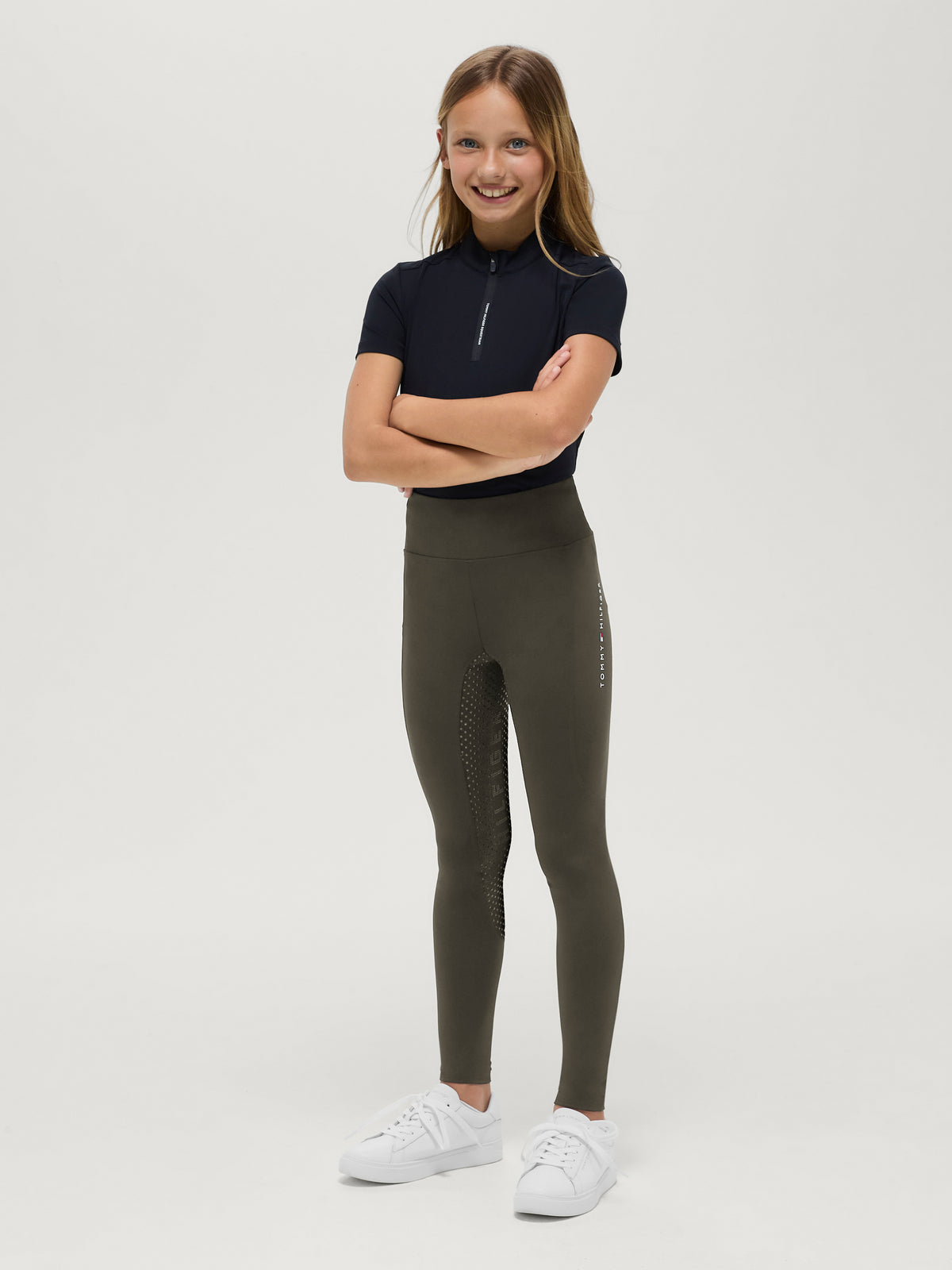 Devon rider Riding Leggings Young Rider CAMO GREEN