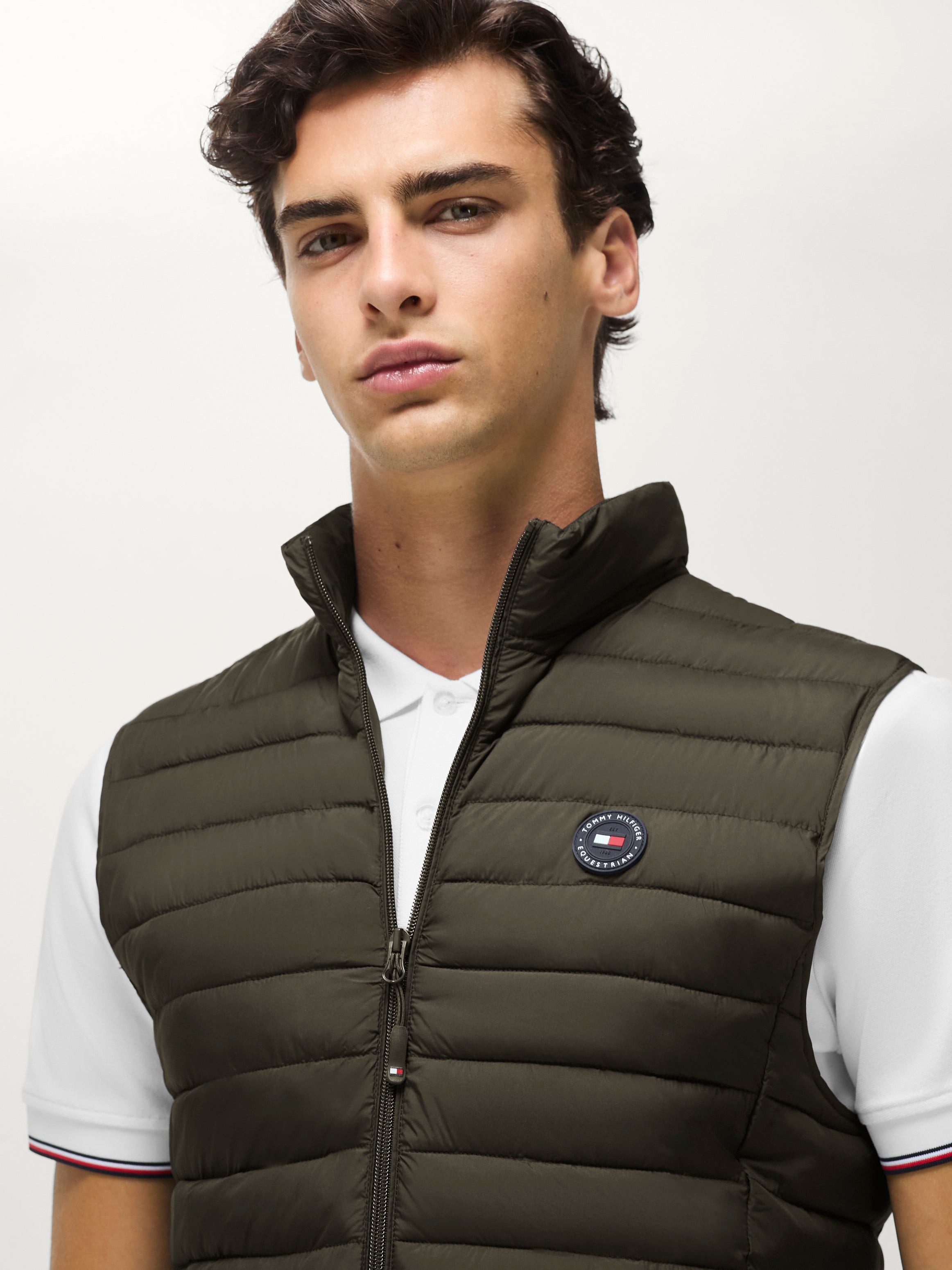 Montero Quilted Vest CAMO GREEN