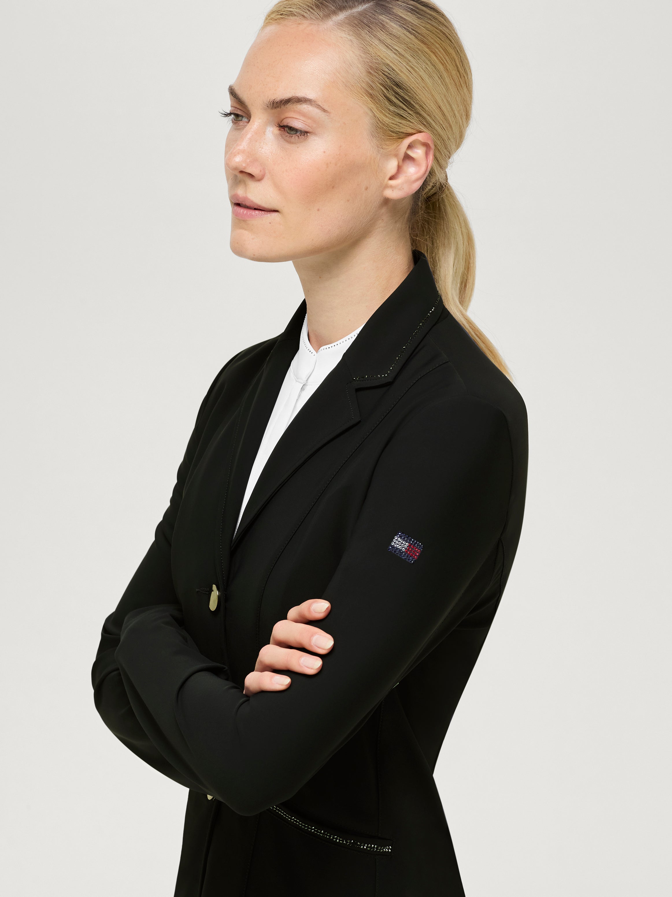 Costa Strass-Turniersakko BLACK