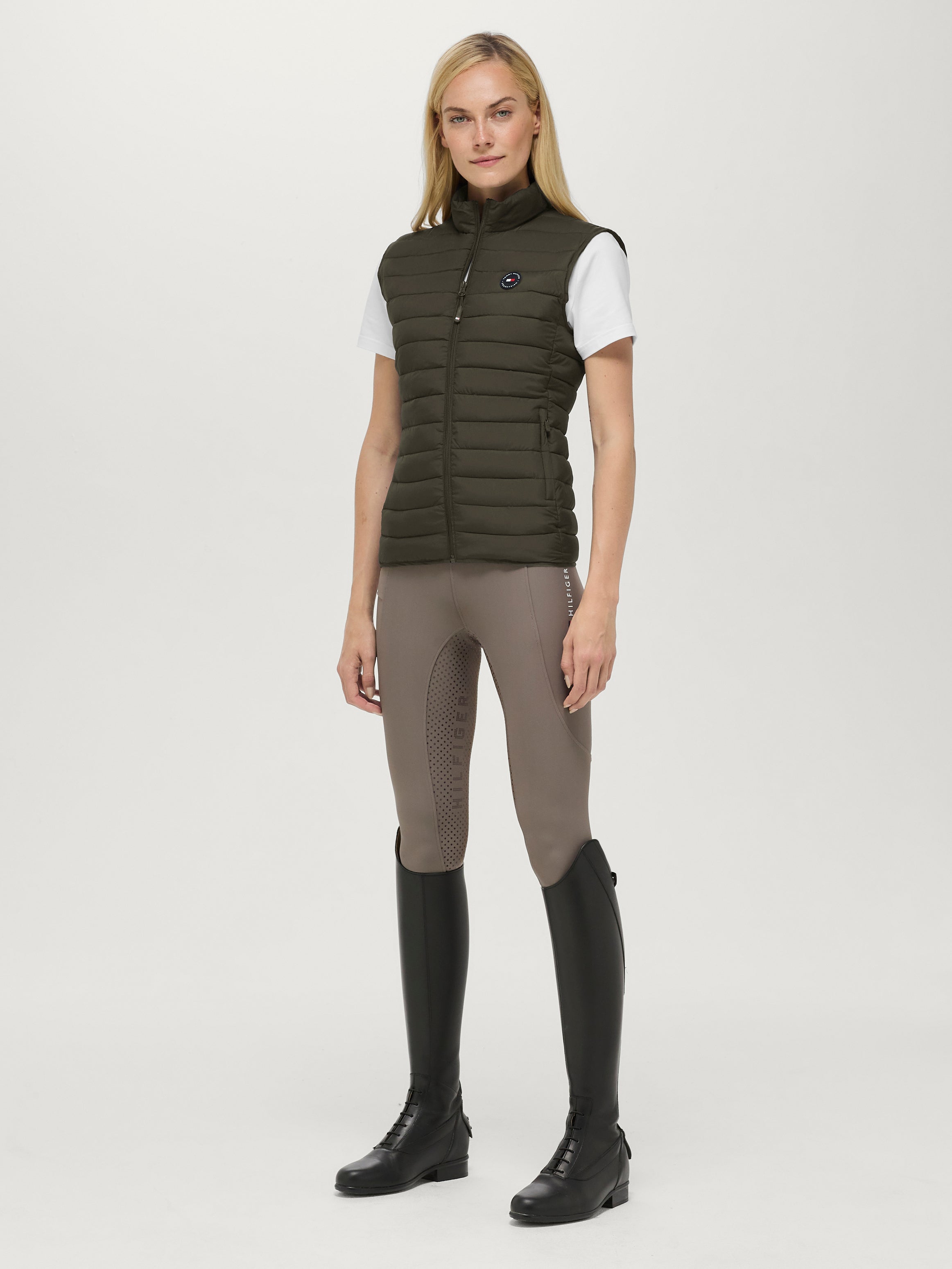 Serano Quilted Vest CAMO GREEN
