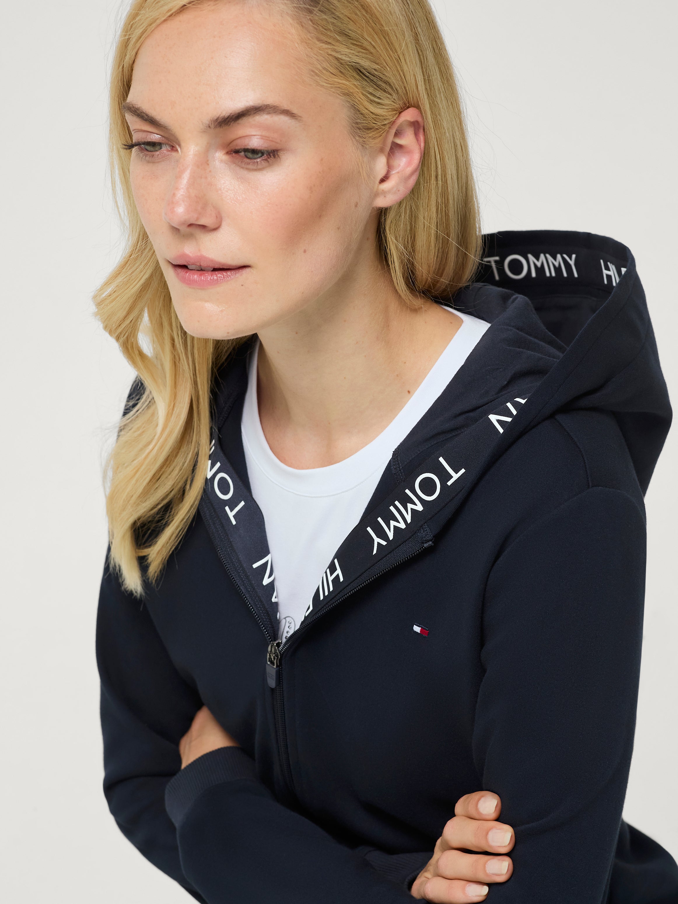 Beverly Zip Up Hoodie DESERT SKY