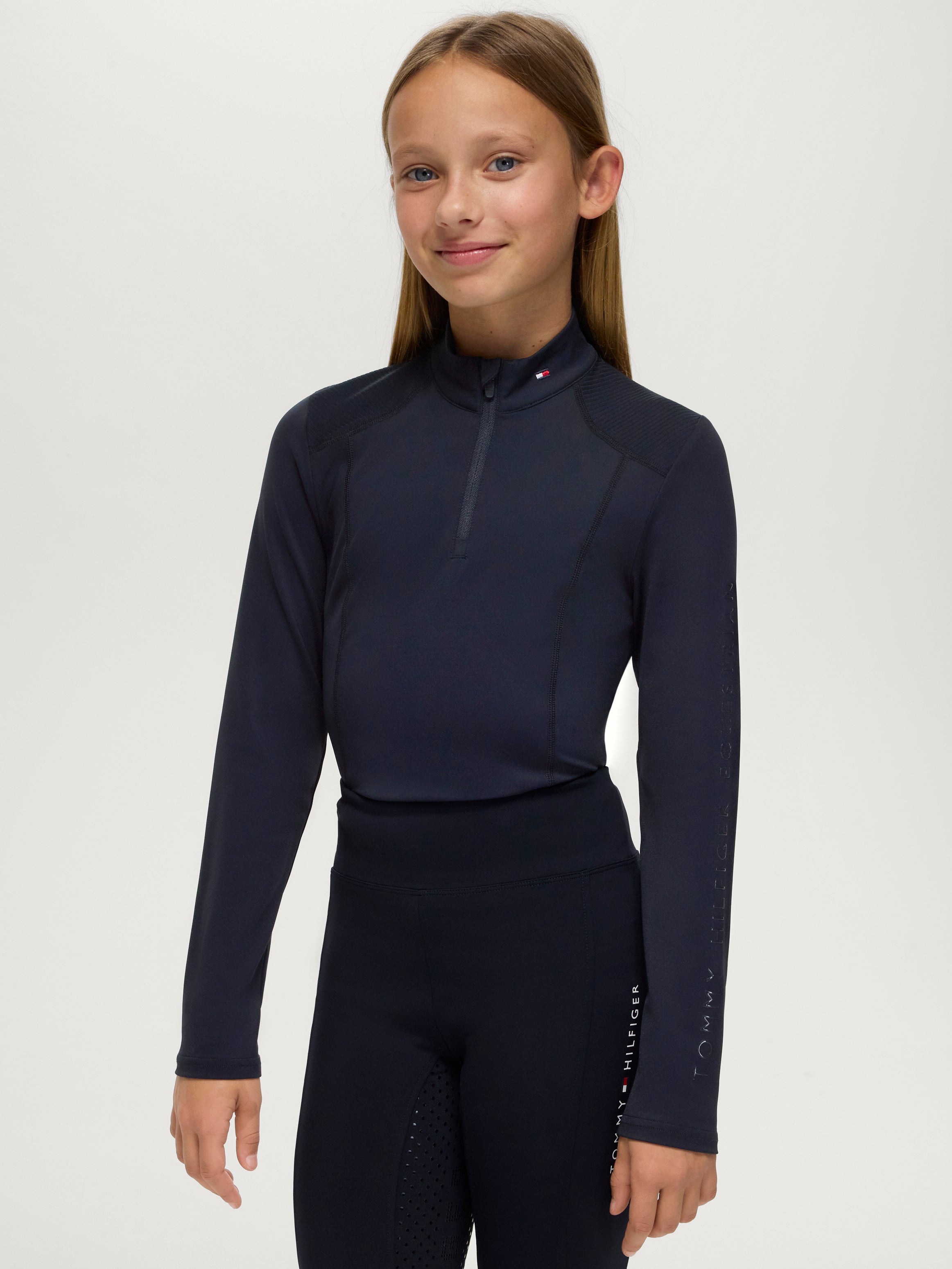 Ava Young Rider High Neck Baselayer DESERT SKY