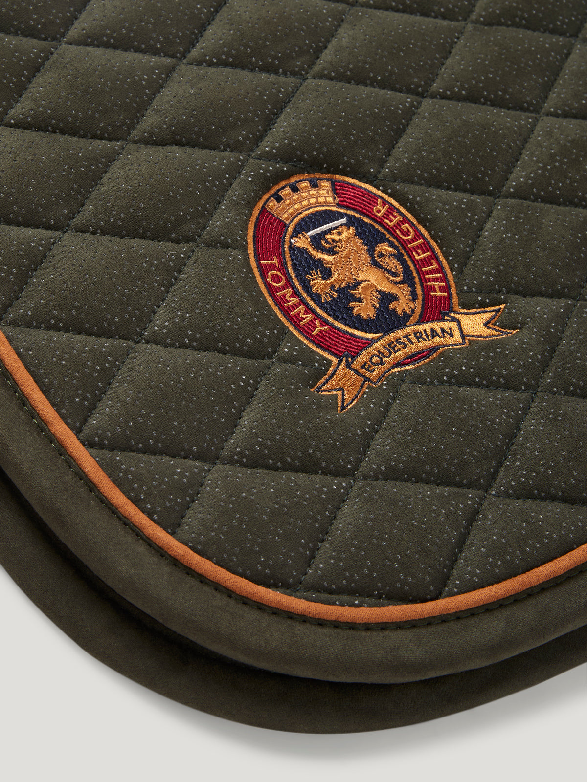 Baxter Suede Dressage Saddlepad CAMO GREEN