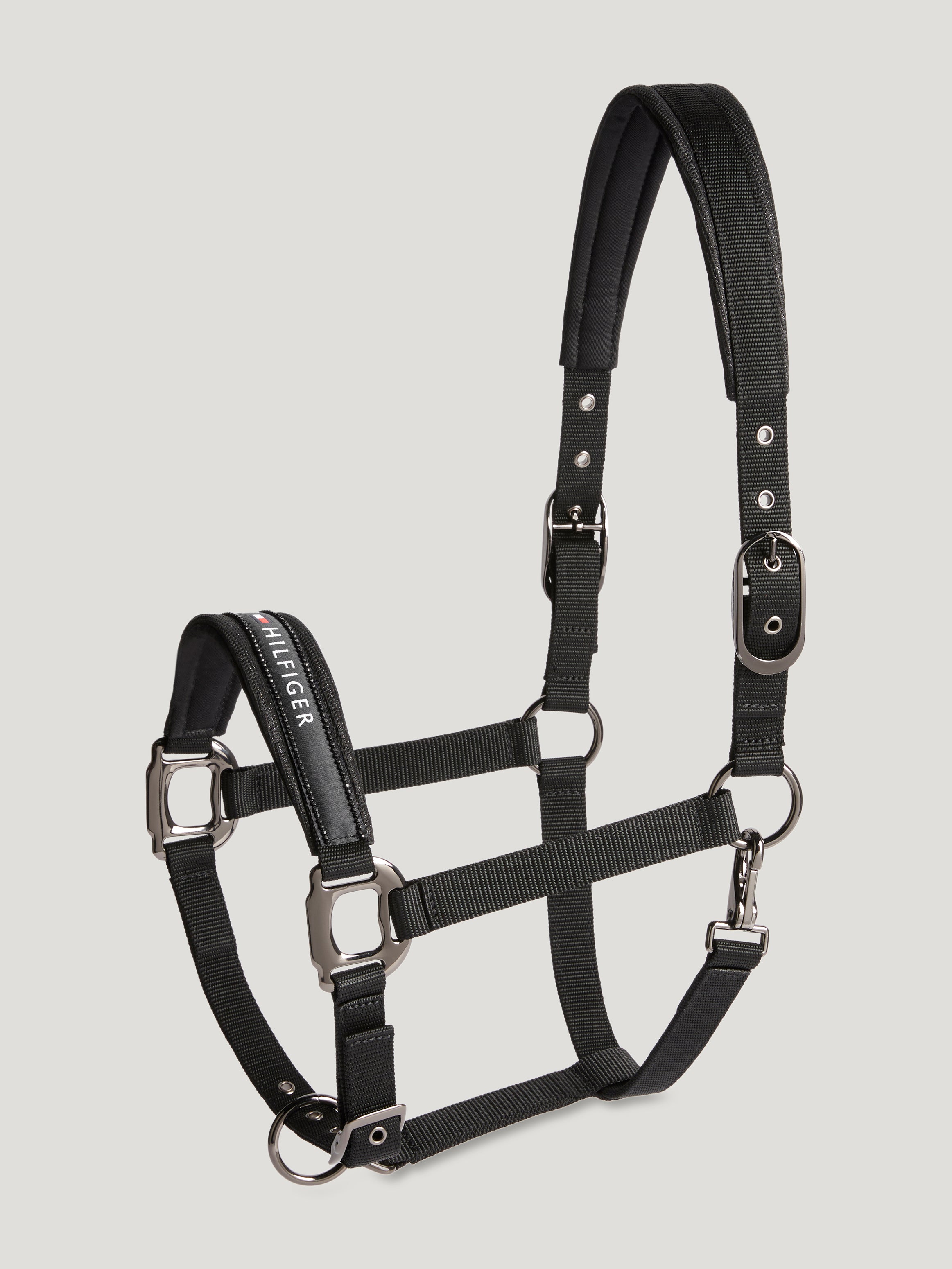 Yale Shine Set Halter Rope BLACK