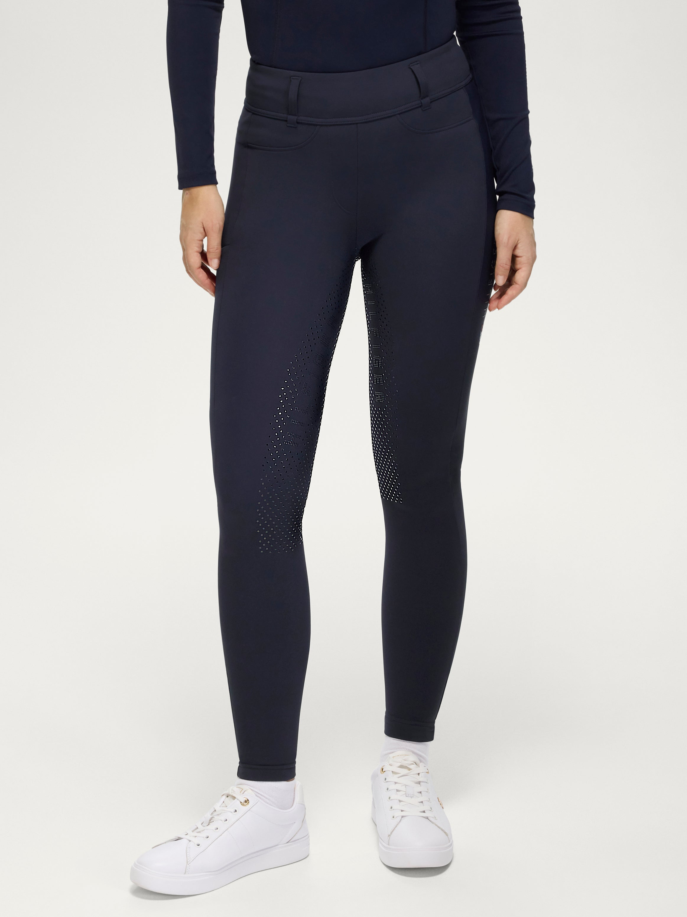 Highland Winter Rhinestone Hybrid Breeches DESERT SKY