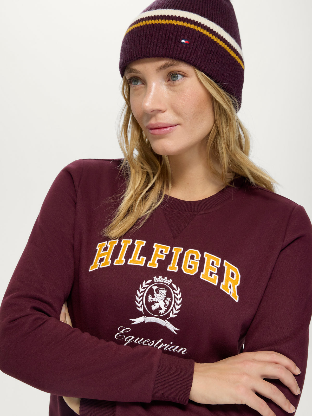 Campus Women Sweatshirt DEEP BURGUNDY