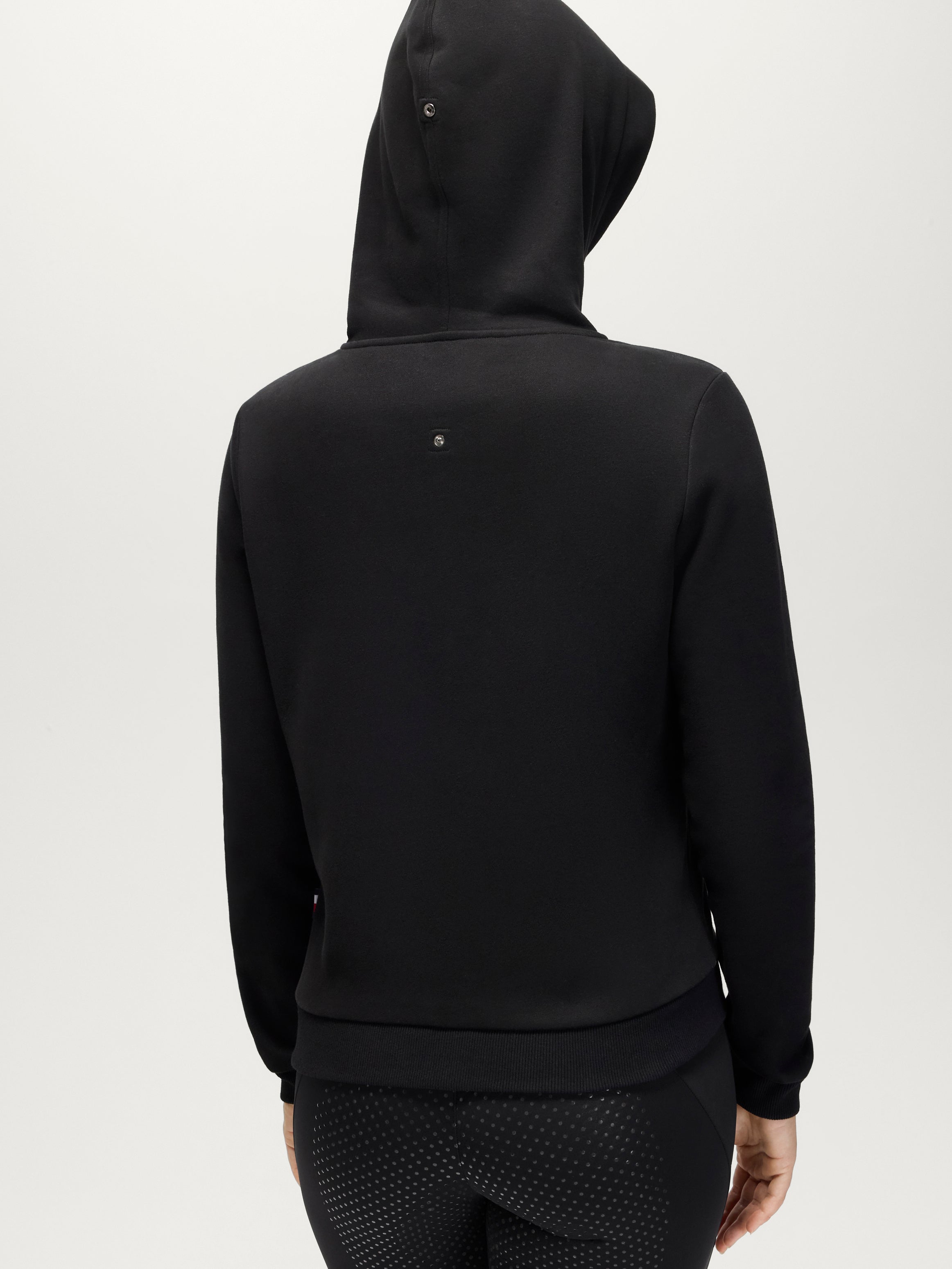 Estelle Women Rhinestone Hoodie BLACK