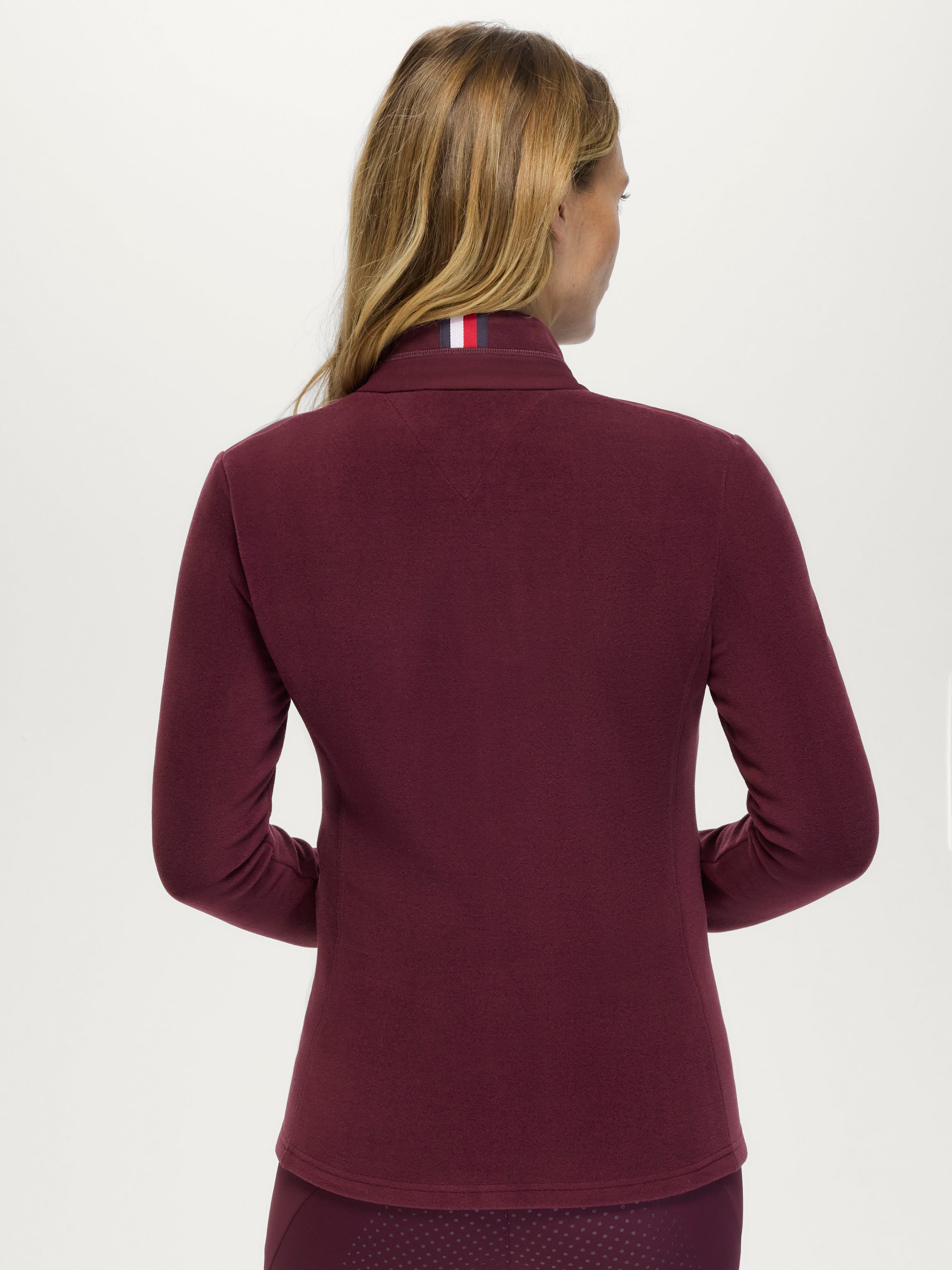 Elmonte Women Fleece Jacket DEEP BURGUNDY