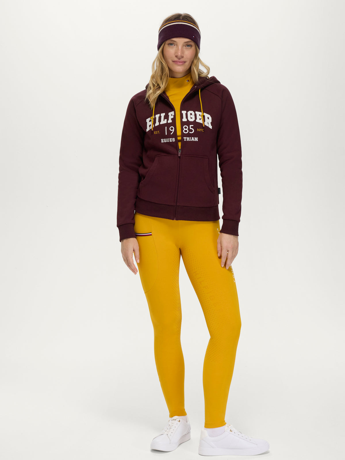 Mills Women Zipup Hoodie DEEP BURGUNDY