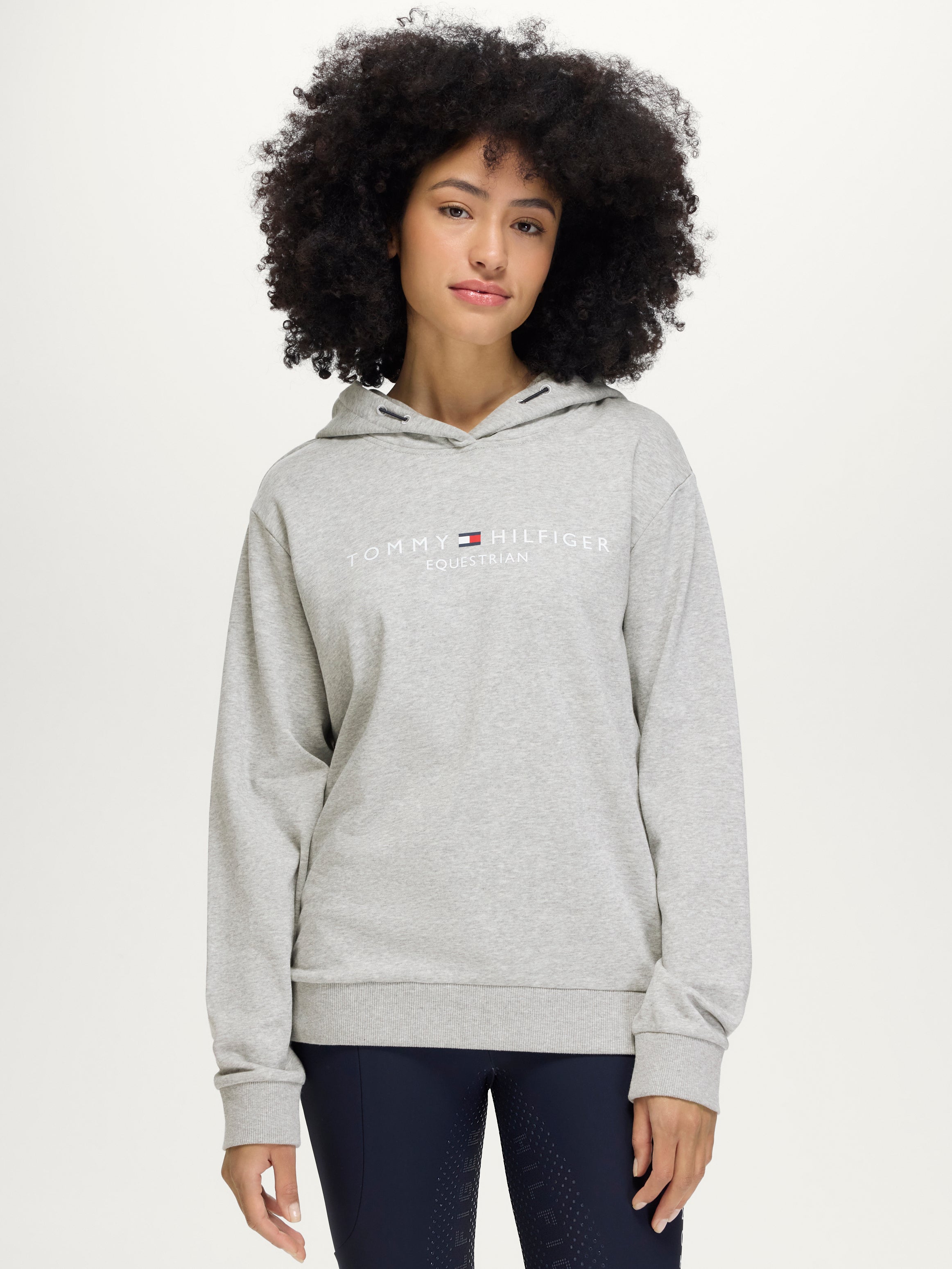 TH Equestrian Women's Hoodie GREY MELANGE
