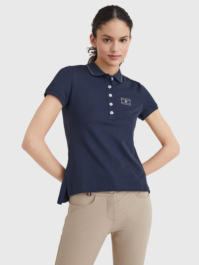 Polo Shirt Style mit Strass-Applikation DESERT SKY
